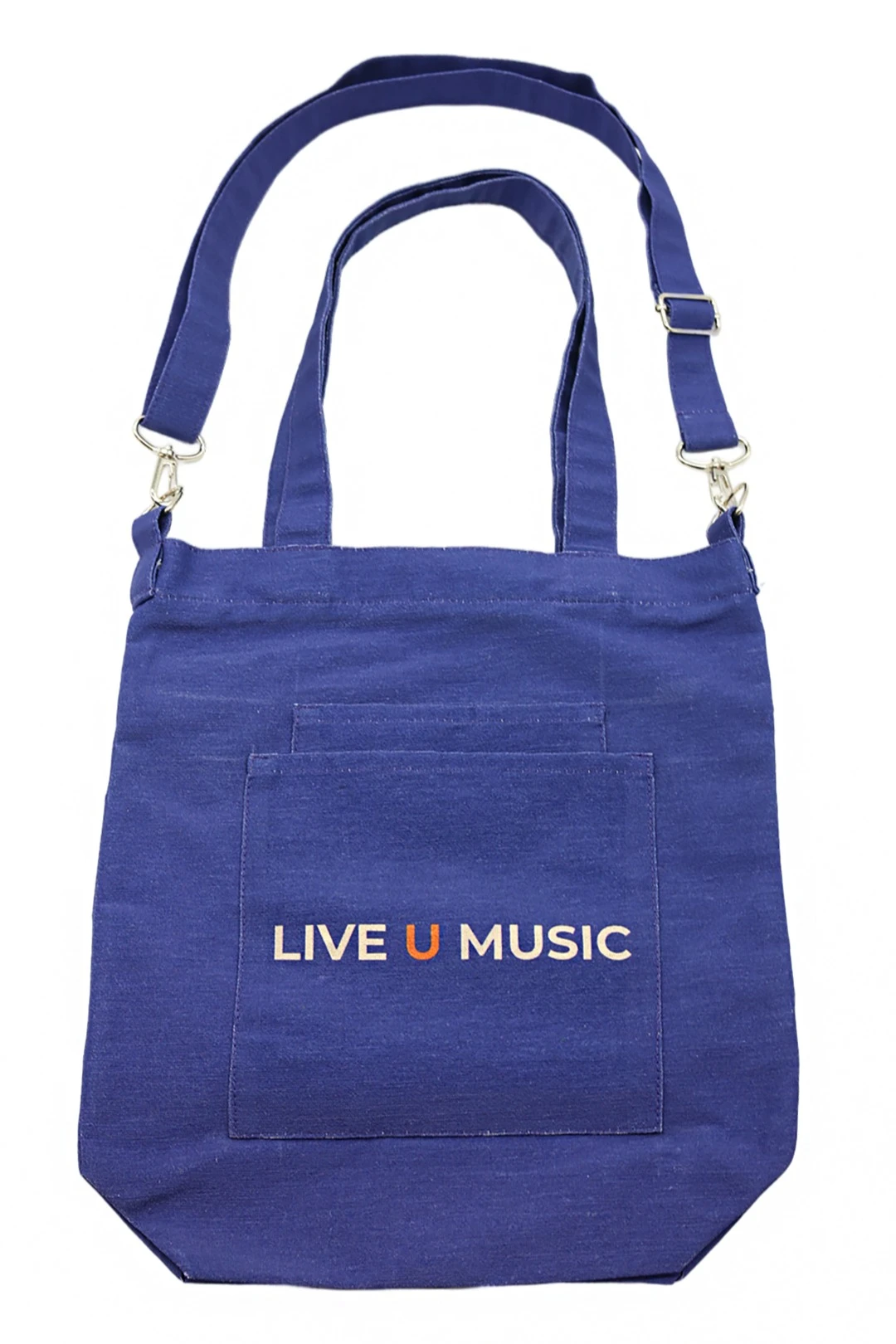 Купить сумку Айви из двунитки 30х35х10 см, печать с двух сторон "Live u music" Купить сумку Айви из двунитки 30х35х10 см, печать с двух сторон "Live u music"