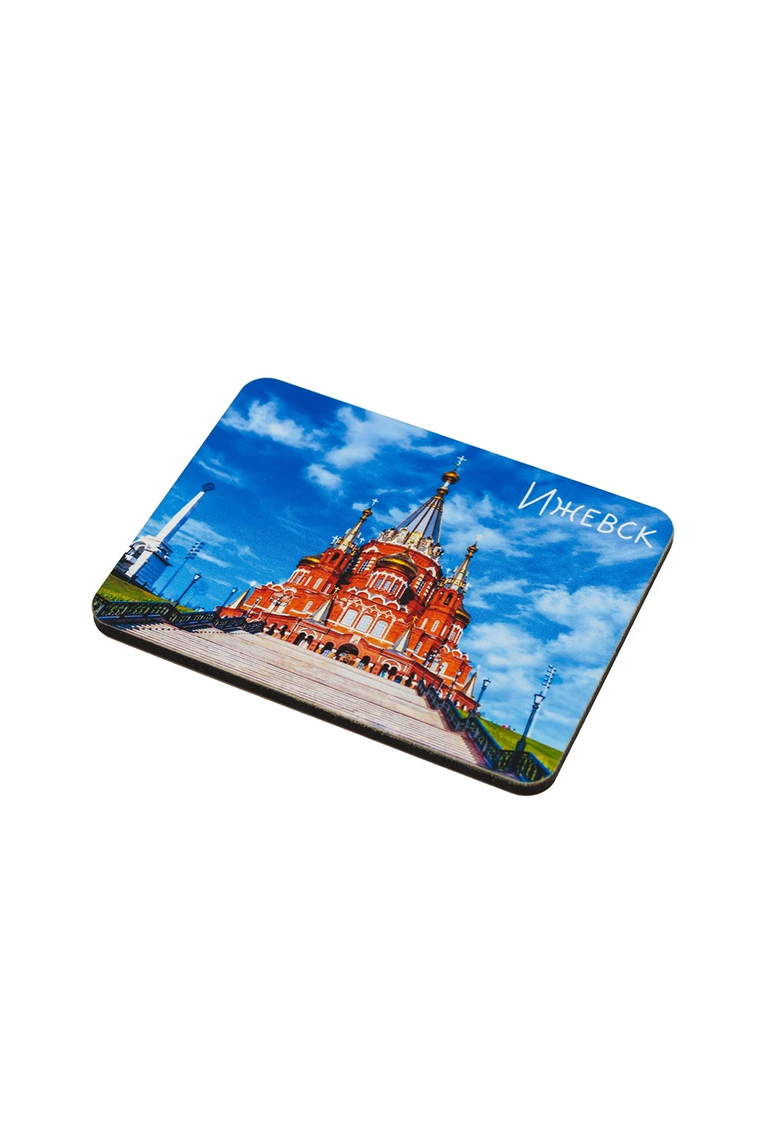 Купить магнит из дерева 6х8 см прямоугольник, с нанесением