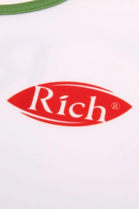 Футболка Гэлэкси женская из ложной сетки с полной запечаткой "Rich"#4