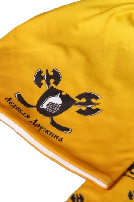 Шапка Сноу двухслойная взрослая, с полной запечаткой "Ice Squad"#1