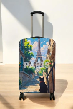 Купить чехол для чемодана (M) с принтом "Paris"
