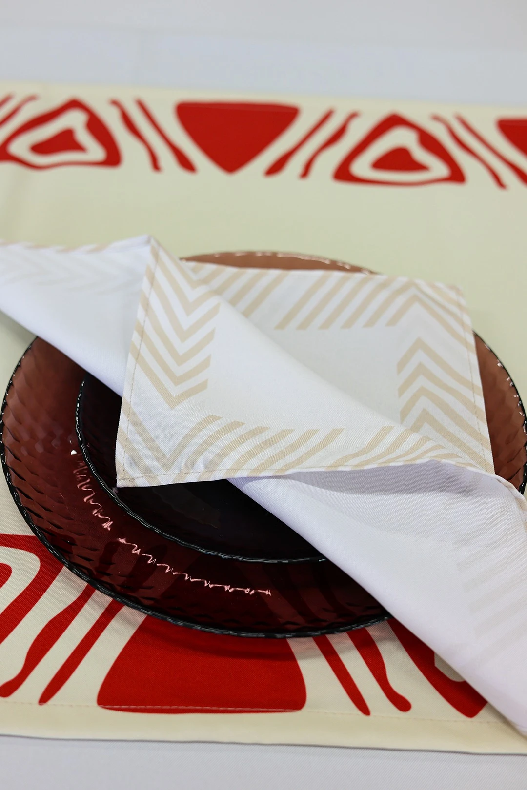 Салфетка квадратная 30х30 см, с полной запечаткой (полиэстер)#1