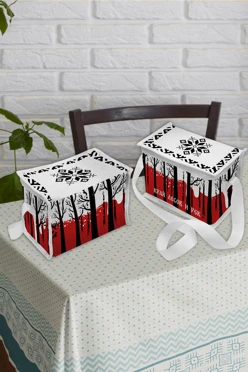 Купить термосумку Колд 15х20х12 см, с принтом "Land of forests and rivers"