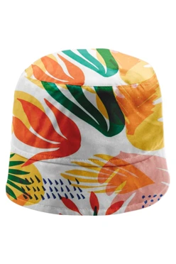 Купить панаму Сахара с узкими полями, с полной запечаткой "Tropico"