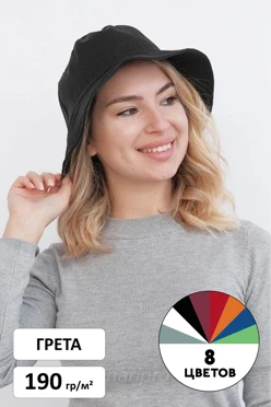 Купить панаму однотонную (грета)