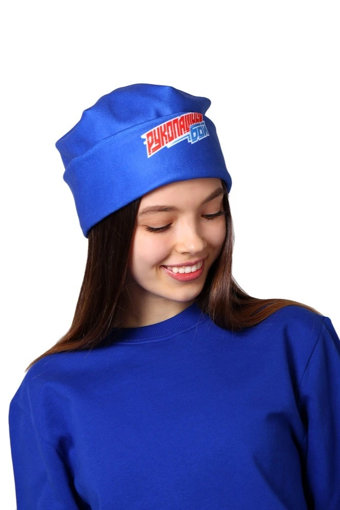 Шапка Лофт флисовая двухслойная взрослая, с полной запечаткой "Dogfight"#3 Шапка Лофт флисовая двухслойная взрослая, с полной запечаткой "Dogfight"#3