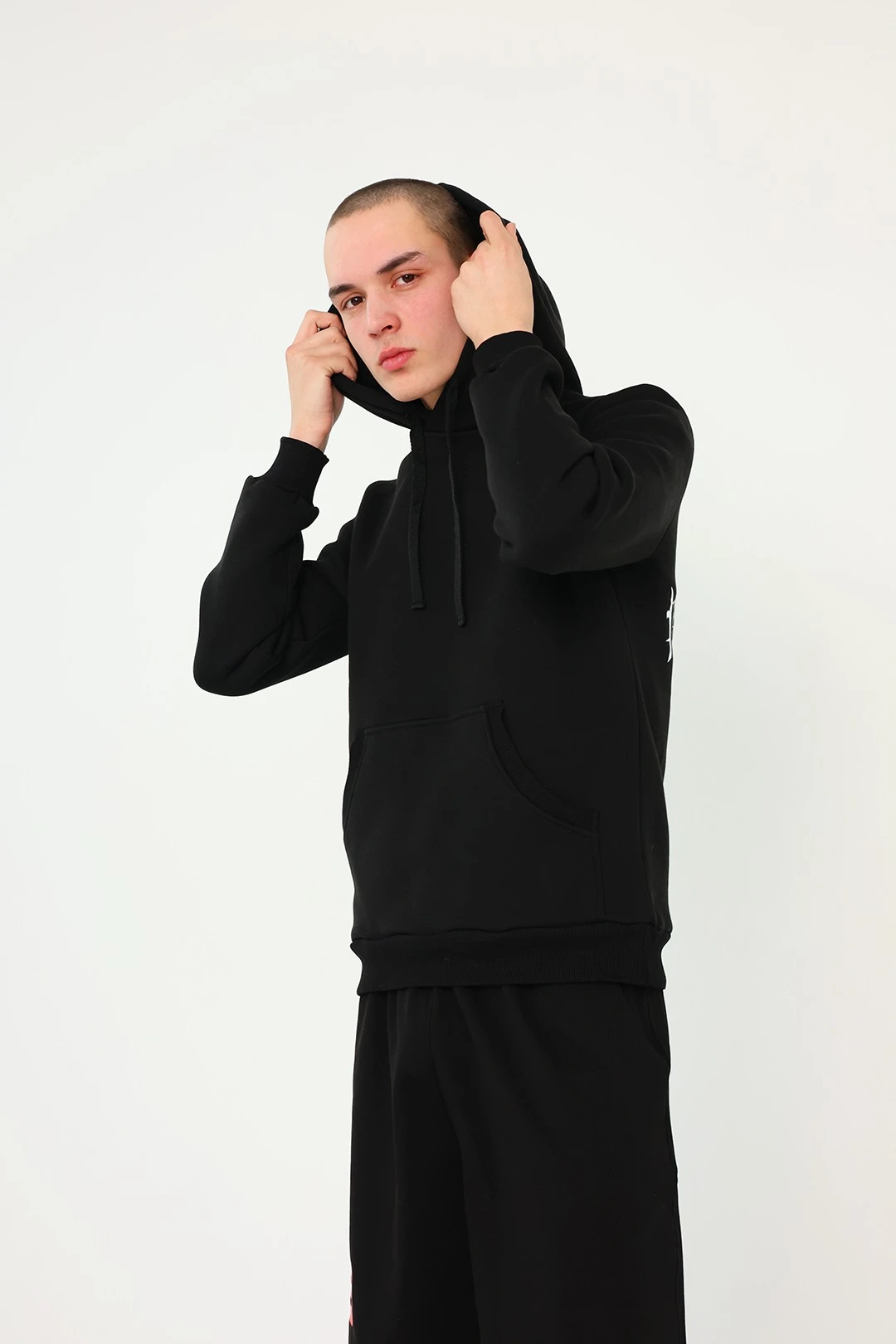 Худи Майк из футера унисекс, однотонная "Perfetly"#3