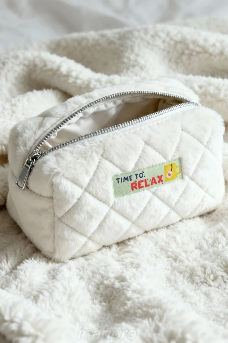 Наклейка-стикер Прямоугольник 2х7 см с печатью "Time to relax"#1