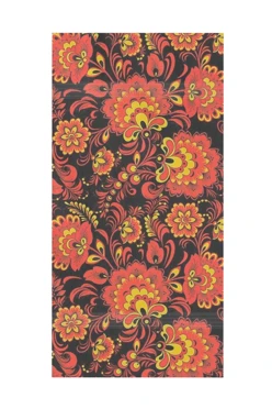 Купить полотенце махровое 70х140 cм (Ituma) c принтом "Khokhloma"