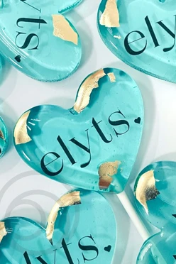 Леденец сердце с печатью#1