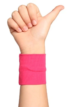 Напульсник трикотажный детский 6х6 см, однотонный#1