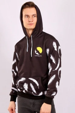 Худи Томми унисекс с карманами, с полной запечаткой#2