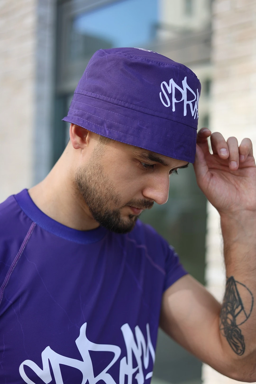 Купить панаму Ямайка с отстроченными полями, с полной запечаткой "Spram" Купить панаму Ямайка с отстроченными полями, с полной запечаткой "Spram"