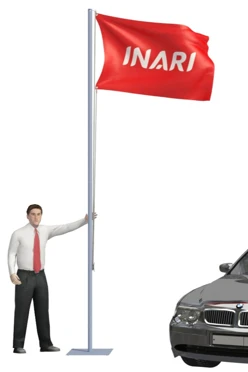 Купить флагшток Моби Стандарт 4 м