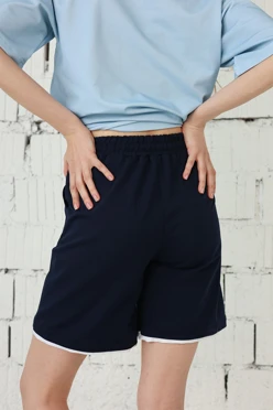 Шорты Флорис унисекс однотонные#2