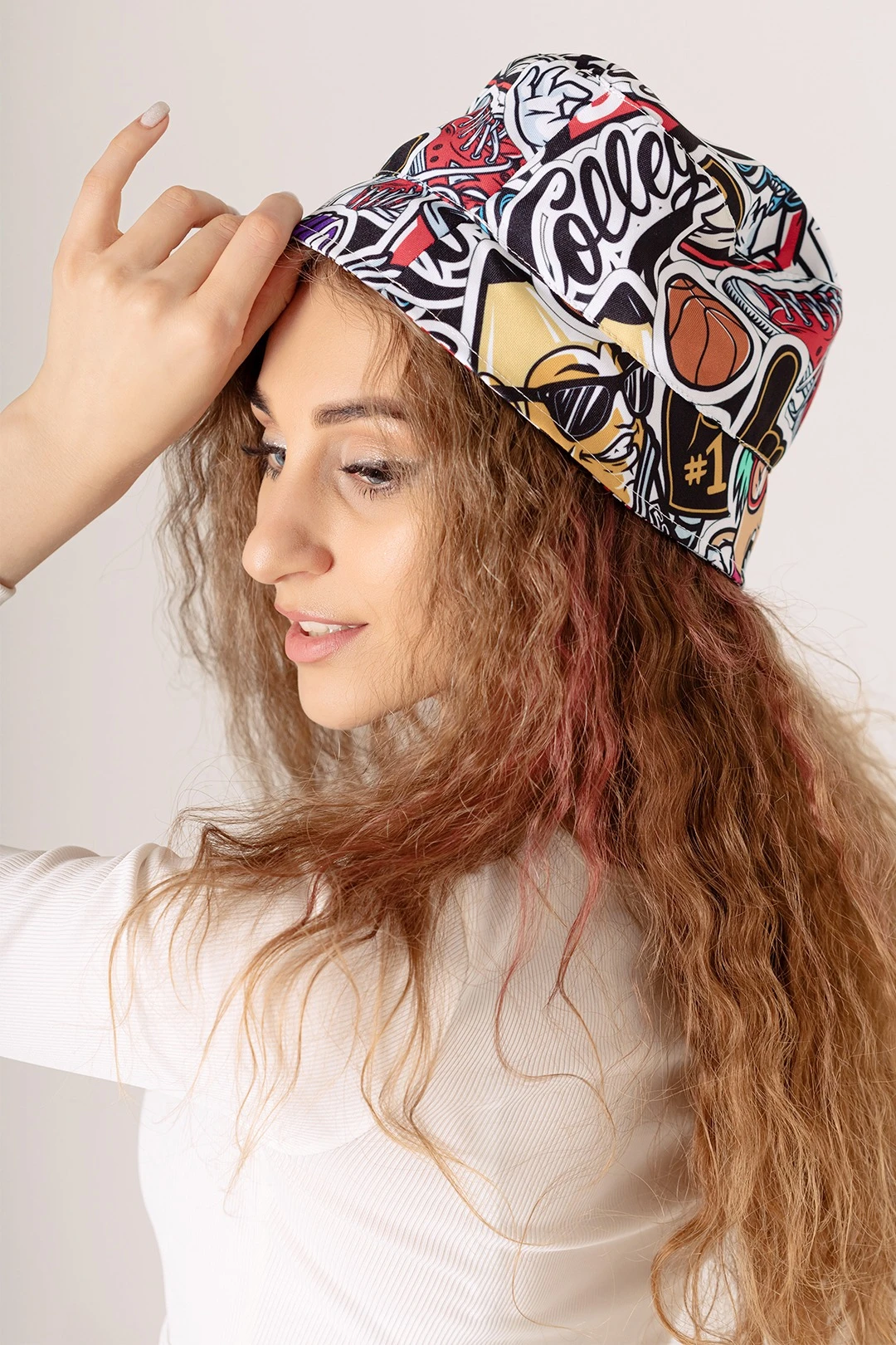 Панама Сахара с узкими полями, с полной запечаткой "Andergraund"#2