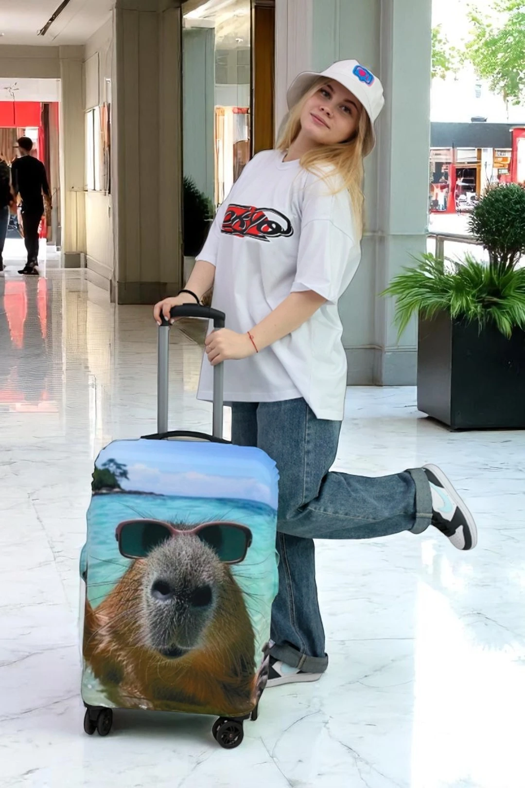 Чехол для чемодана размер М#2 Чехол для чемодана размер М#2