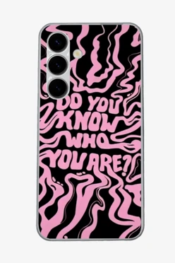 Купить чехол для Samsung S24 с принтом "Pink waves"