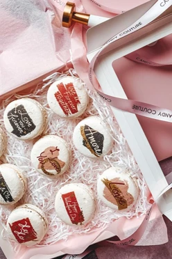 Набор макарон 9 шт с печатью#1