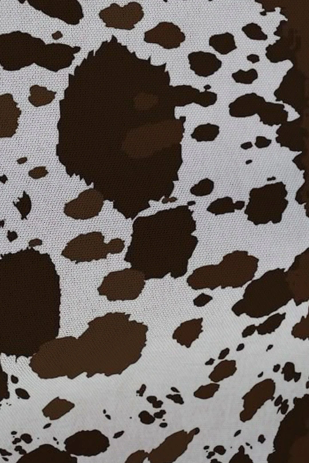 Панама Техас с полями на кнопках, с полной запечаткой "Black spots"#3