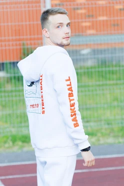 Балахон Рик из футера унисекс, однотонная "Basketball"