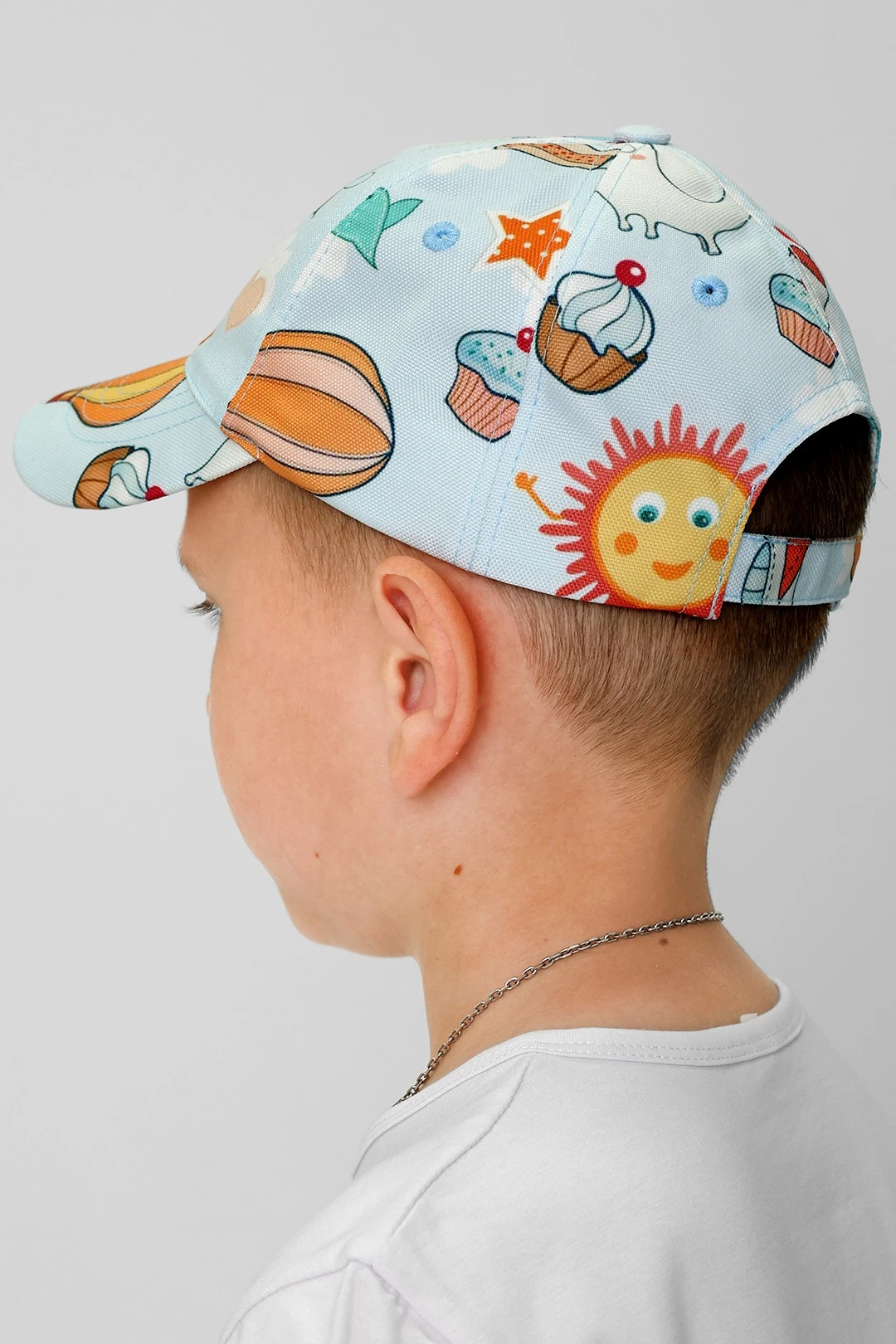 Бейсболка Стандарт детская с полной запечаткой (полиэстер)#5 Бейсболка Стандарт детская с полной запечаткой (полиэстер)#5