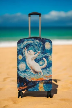 Купить чехол для чемодана (S) с принтом "Levitation"