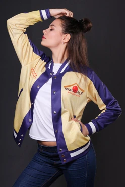 Купить бомбер "Якитория" унисекс с полной запечаткой