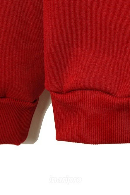 Свитшот Тревис из футера унисекс, однотонная красная#3 Свитшот Тревис из футера унисекс, однотонная красная#3