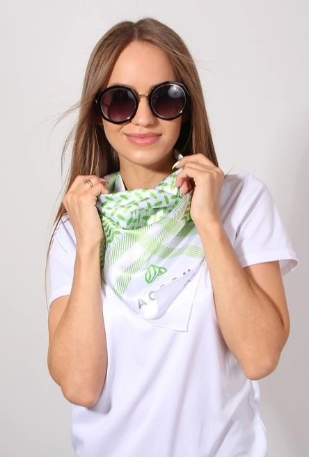 Платок Шанель 60х60 см, с полной запечаткой "Agrom"#3