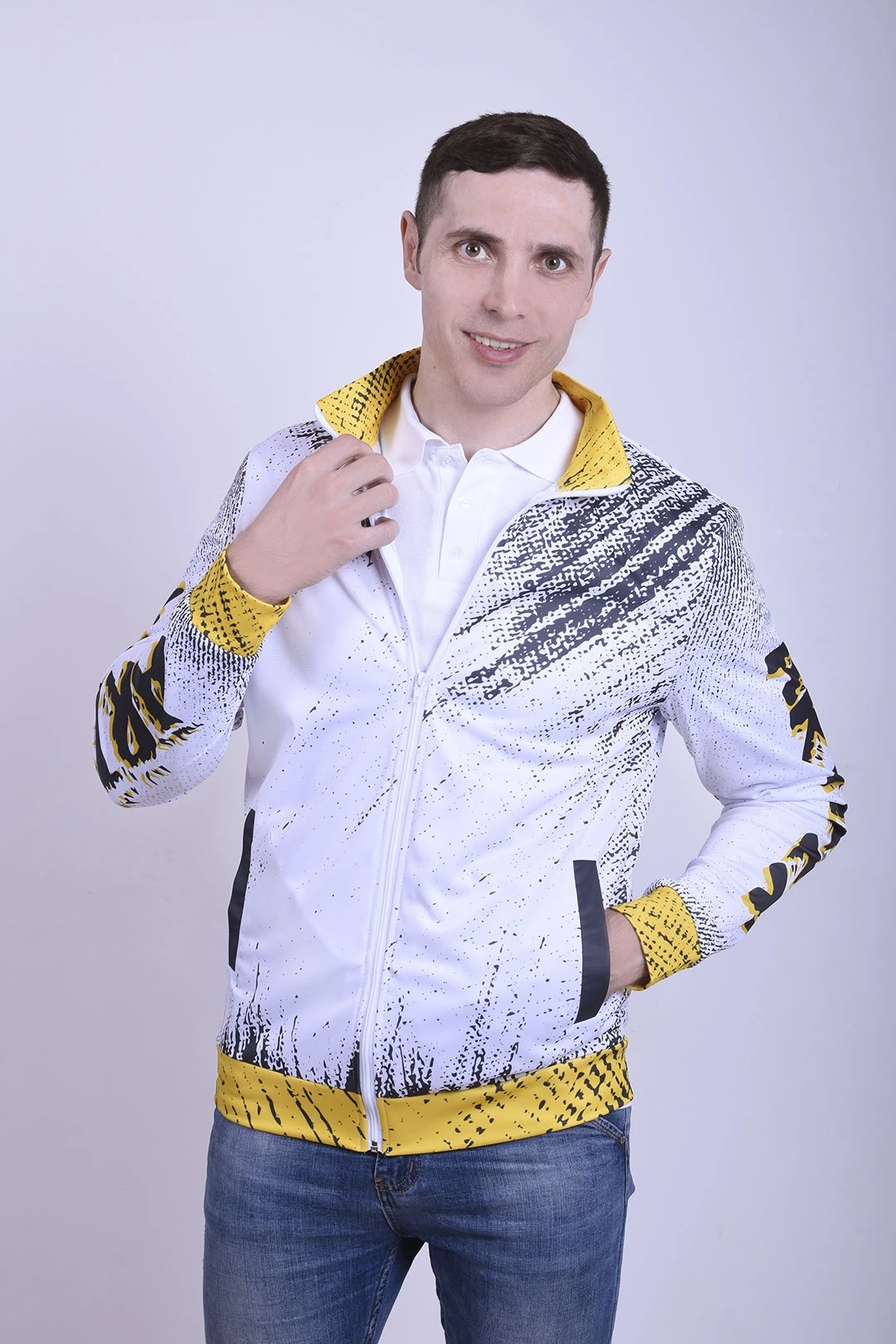 Купить толстовку Алекс унисекс из футера пэ с полной запечткой