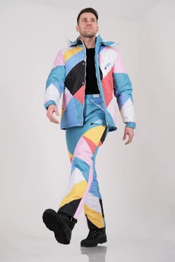 Брюки Сильвер на синтепоне унисекс, с полной запечаткой#3