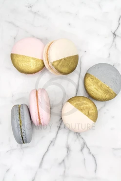 Набор пирожных макарон "Золотой край"