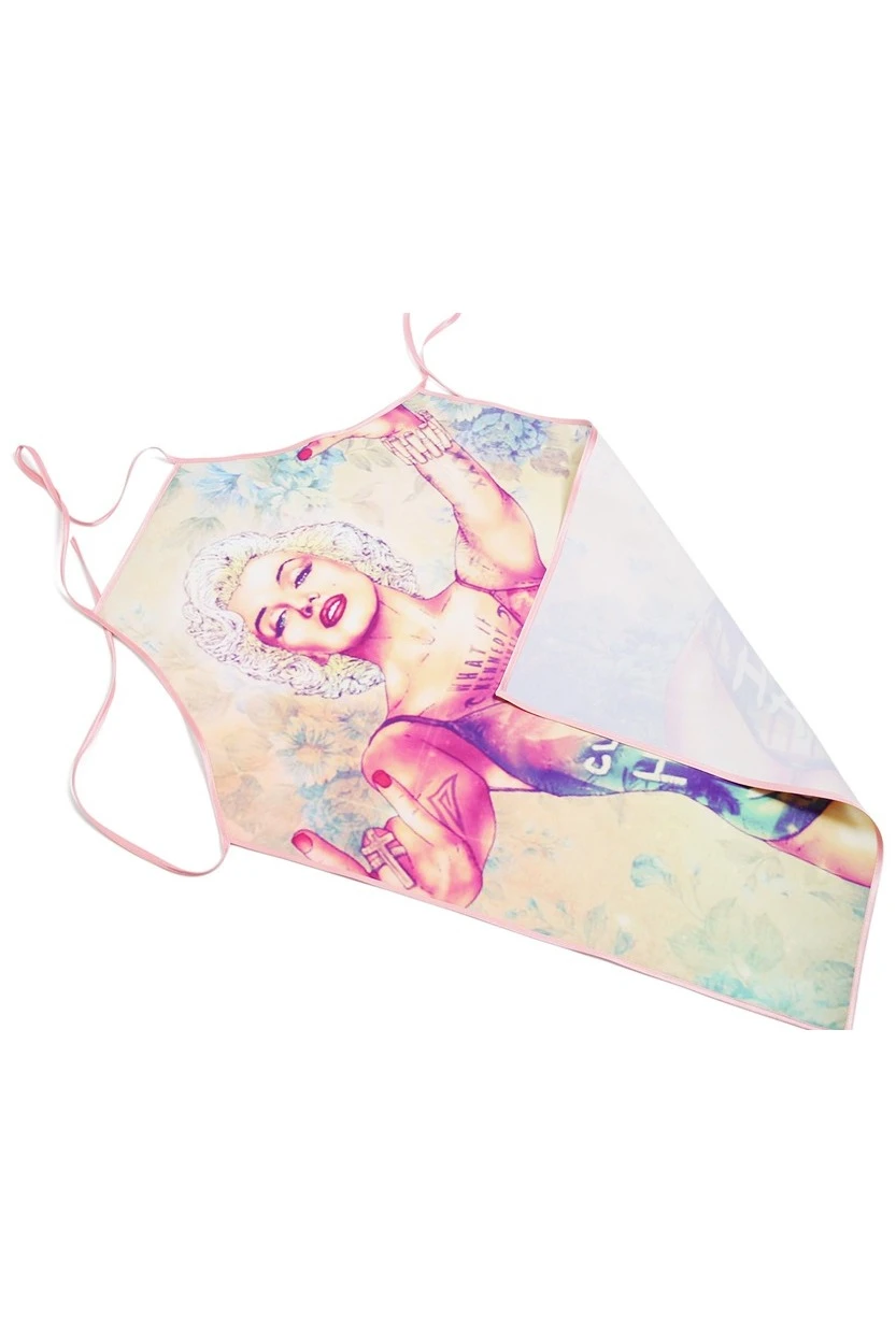 Купить фартук Аппетит "Lady punk rock" Купить фартук Аппетит "Lady punk rock"