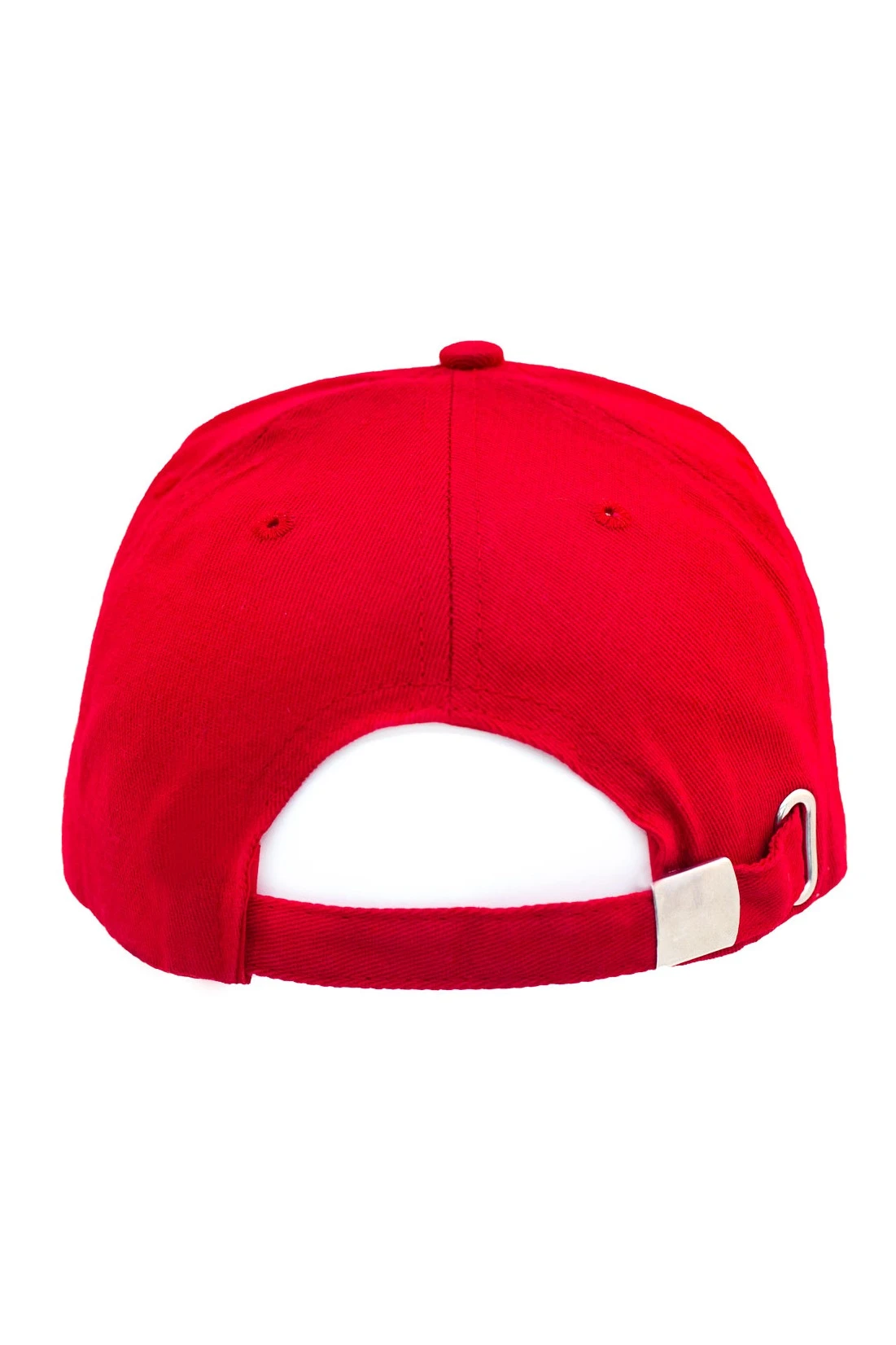 Купить бейсболку Актив пятиклинку взрослую, однотонную красную