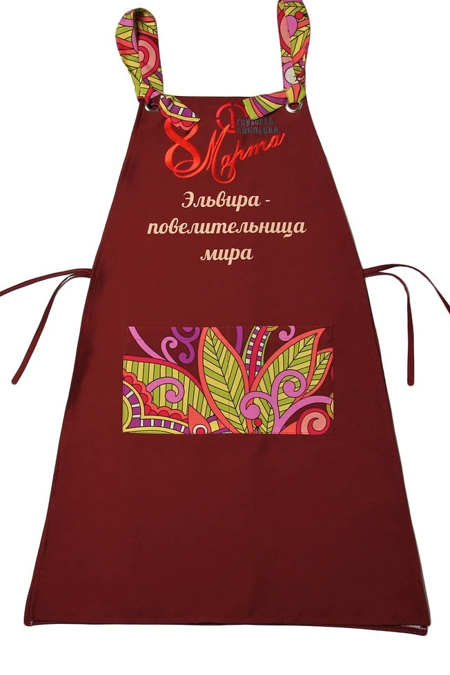 Фартук Конфетти с завязками на люверсах, с полной запечаткой#3 Фартук Конфетти с завязками на люверсах, с полной запечаткой#3