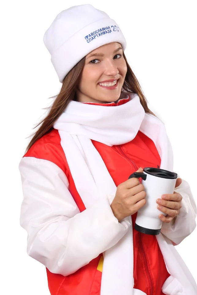 Шапка Вэст флисовая двухслойная взрослая, однотонная#6 Шапка Вэст флисовая двухслойная взрослая, однотонная#6