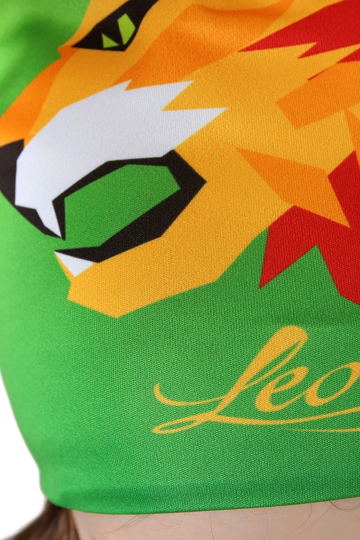 Шапка Сноу двухслойная детская, с полной запечаткой "Leo"#4 Шапка Сноу двухслойная детская, с полной запечаткой "Leo"#4