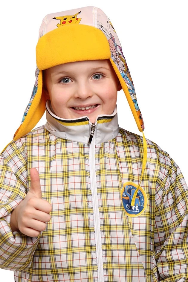 Шапка-ушанка Винтер на флисе детская, с полной запечаткой#3 Шапка-ушанка Винтер на флисе детская, с полной запечаткой#3