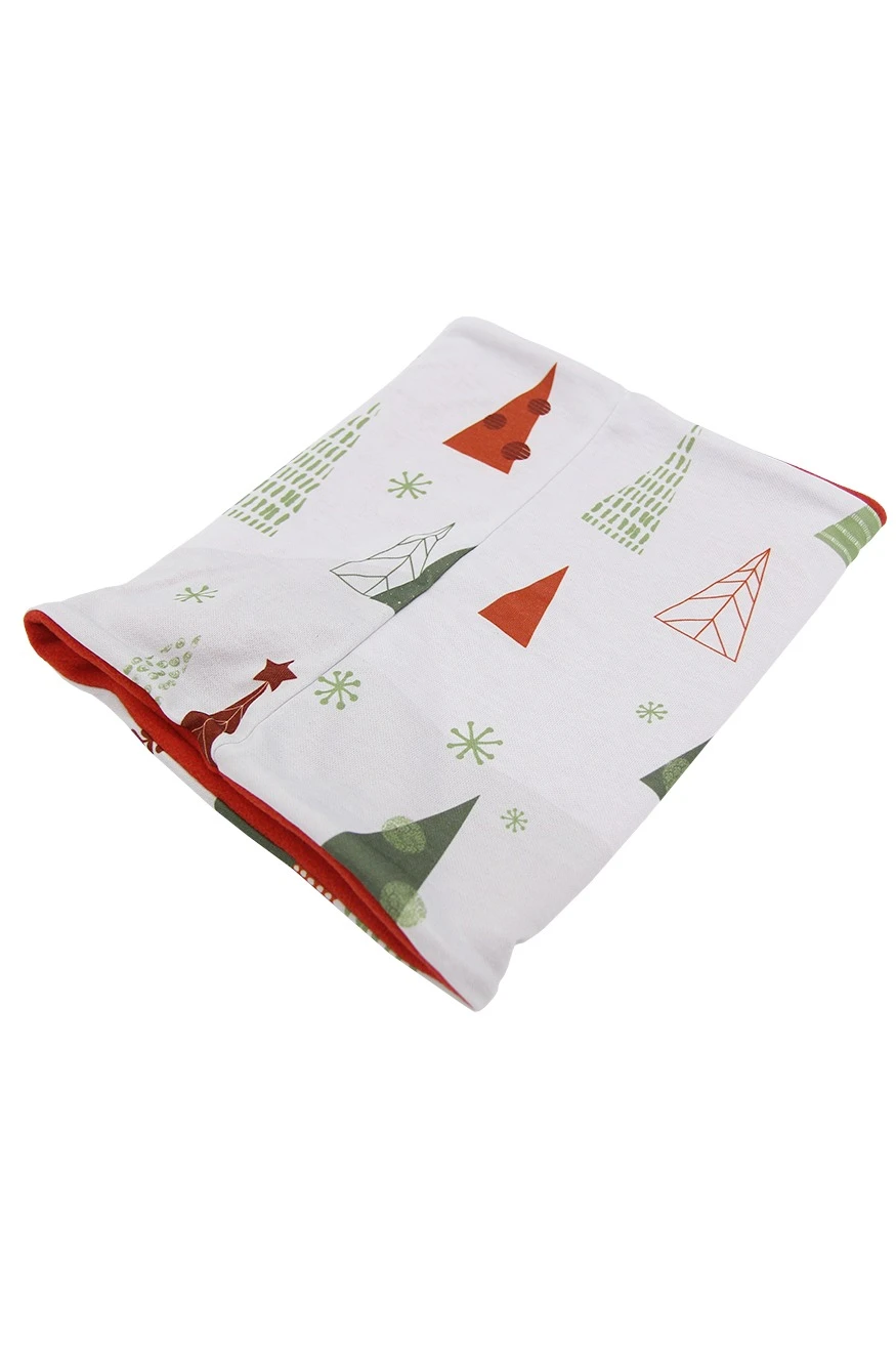 Бафф Арктик двухслойный на флисе взрослый, с полной запечаткой "Christmas trees"#1 Бафф Арктик двухслойный на флисе взрослый, с полной запечаткой "Christmas trees"#1