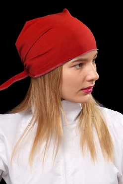 Купить бандану х/б кулирная гладь 60*60*90 красную