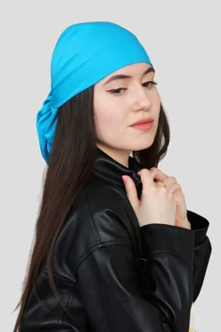 Бандана однотонная, хлопок 80х80 см#1