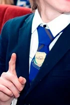 Купить галстук Классика мужской "Лингвистическая школа"