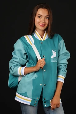Купить бомбер "Университет МВЕУ" унисекс