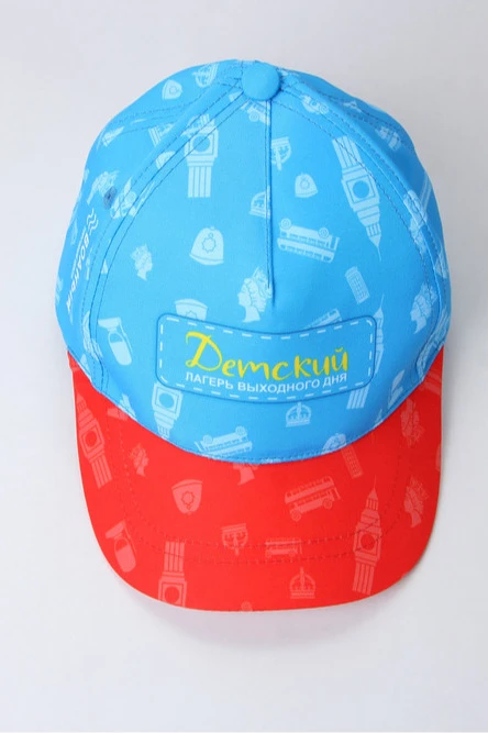 Бейсболка Стандарт детская с полной запечаткой (полиэстер) "Children's weekend camp"#8 Бейсболка Стандарт детская с полной запечаткой (полиэстер) "Children's weekend camp"#8