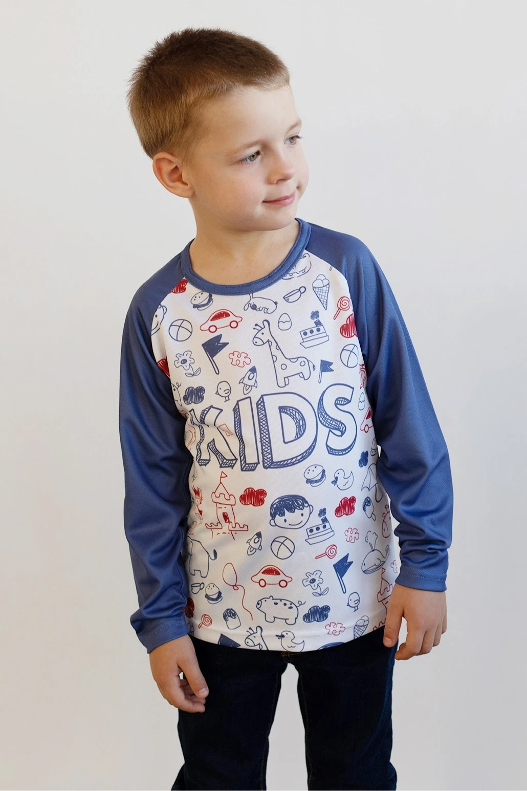 Лонгслив Спэйс Плюс детский с полной запечаткой (полиэстер)#4