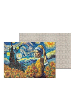 Купить пазл картонный А3 с принтом "Sunflowers"