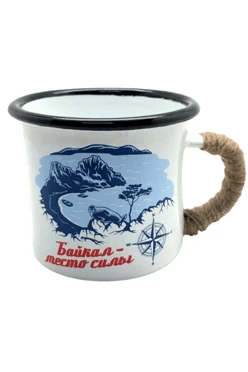 Купить кружку эмалированную "Байкал"