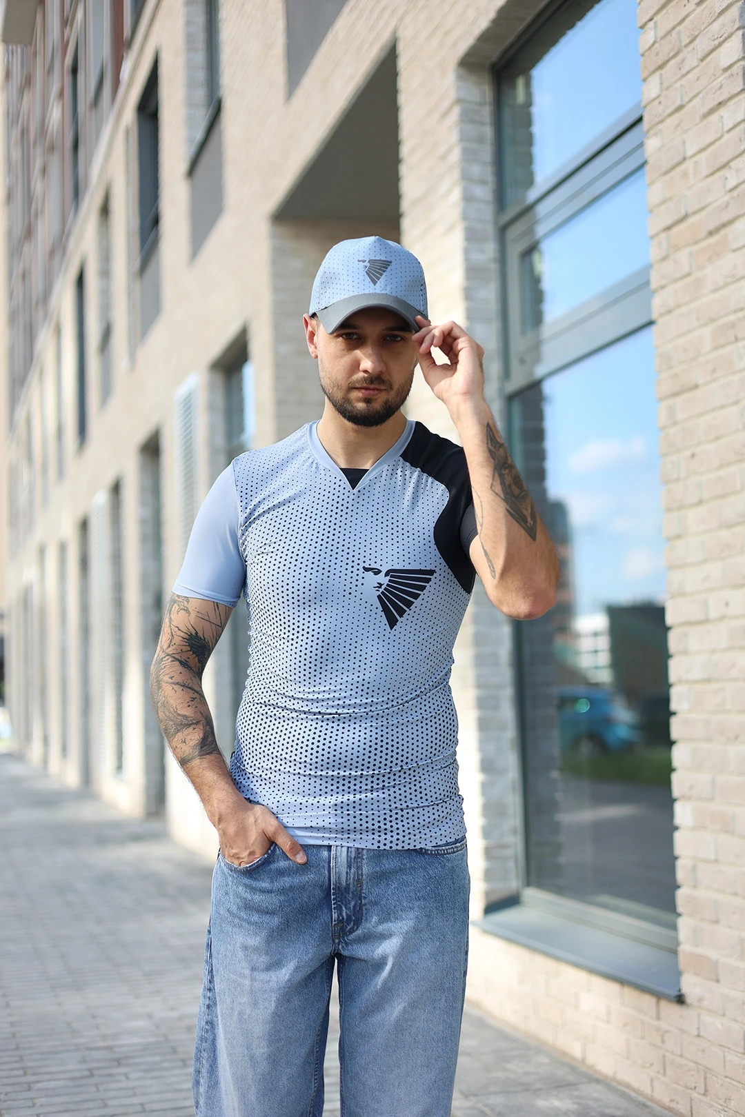 Купить футболку Нолан унисекс с полной запечаткой "Plane"