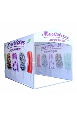 Тент с полной запечаткой (без козырька) 2х3 м#1